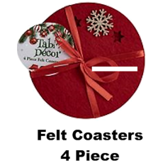 Felt Coasters - 4 Piece